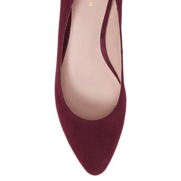 Cole Haan Kathryn Vine Purple Wedge Pump Heels 6.5 - Picture 5 of 14